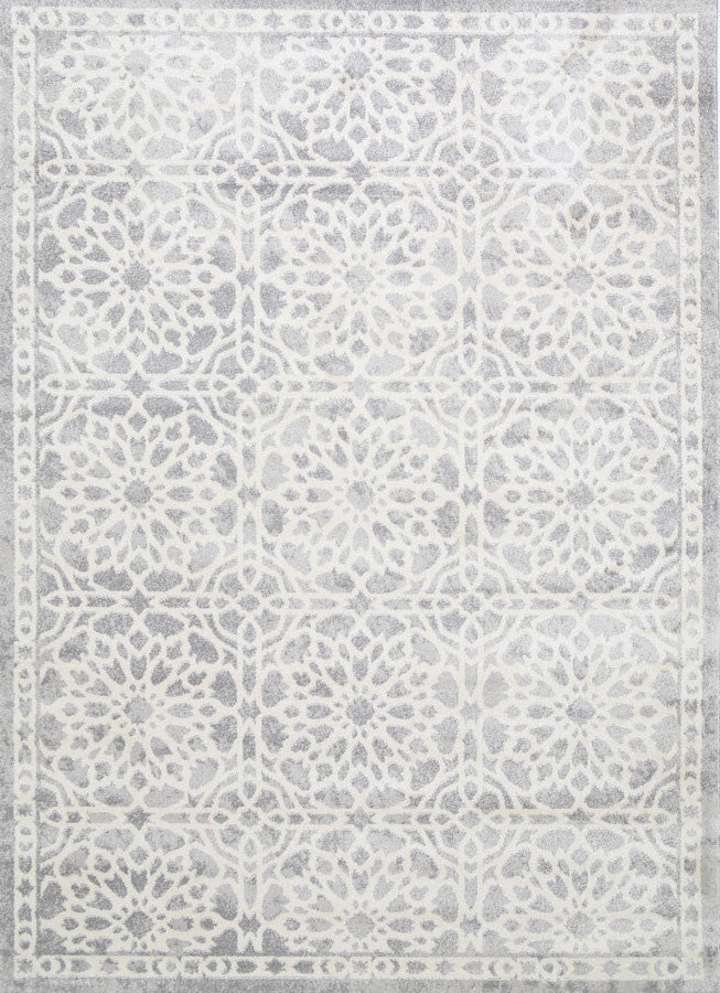 Grace - Damask Grey Rug