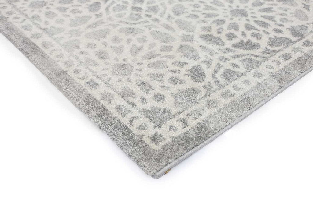 Grace - Damask Grey Rug