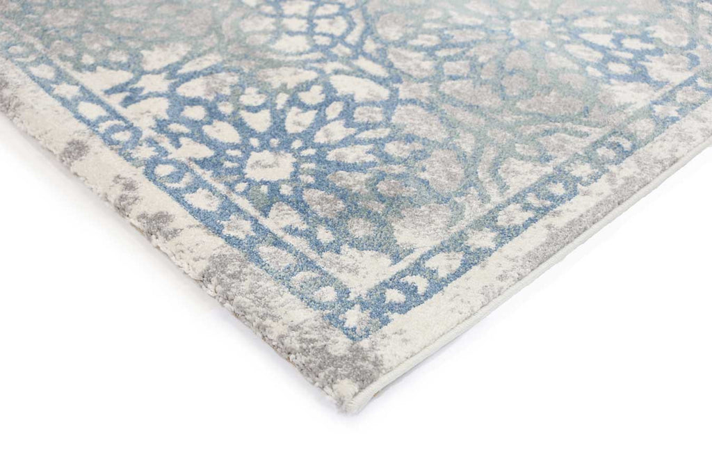 Grace - Damask Blue Rug