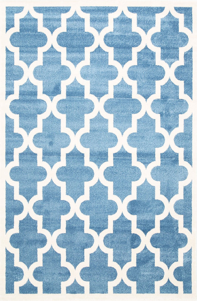 Bodhi - Lattice Blue Rug