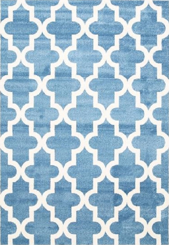 Bodhi - Lattice Blue Rug