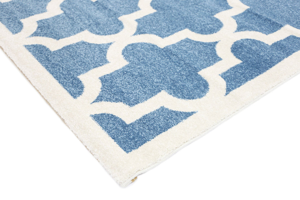 Bodhi - Lattice Blue Rug