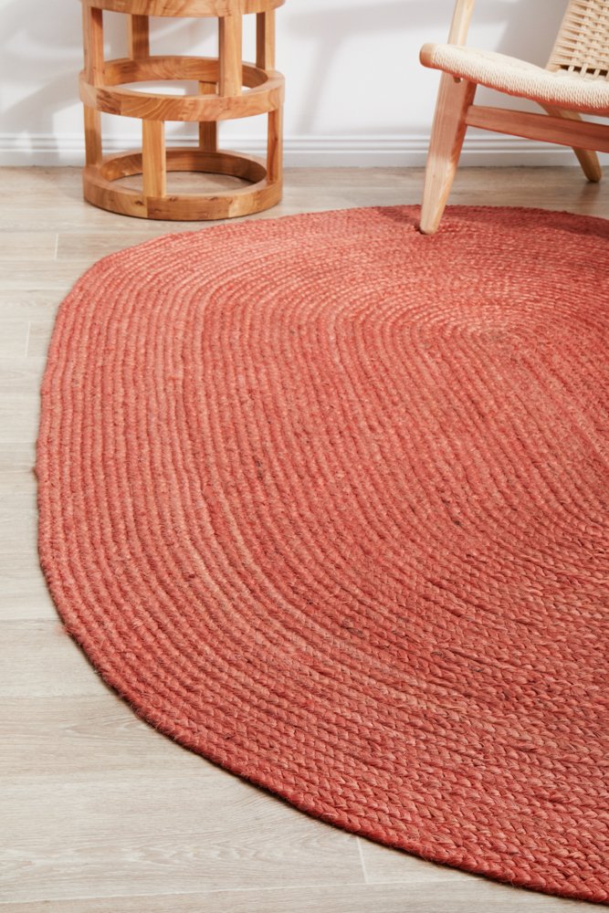 Sandridge - Terracotta Oval Rug