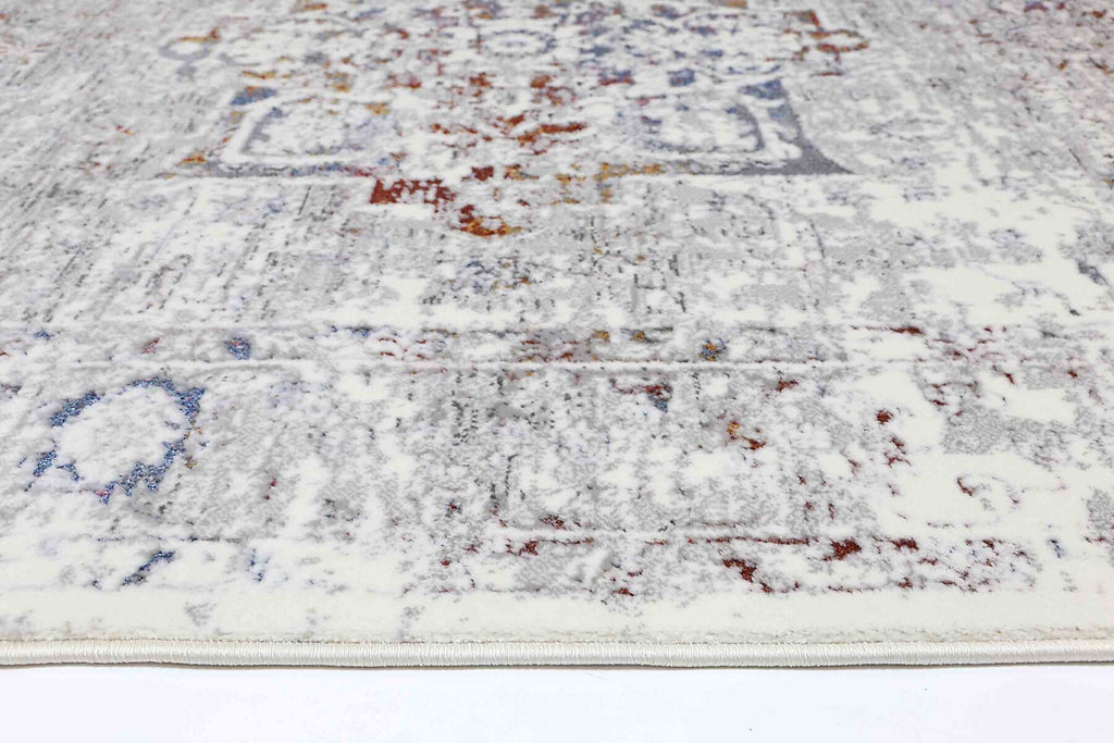 Ossett - Crystal Grey Rust Rug