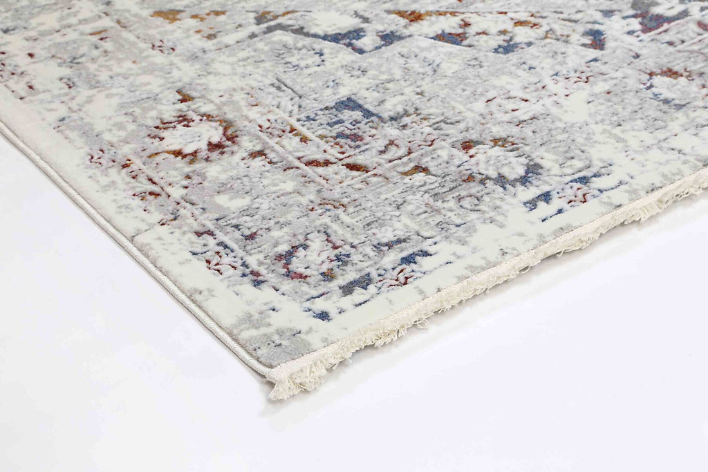 Ossett - Crystal Grey Rust Rug