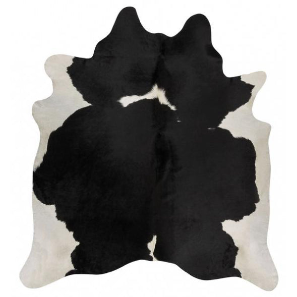 Exquisite Natural Cow Hide Black White