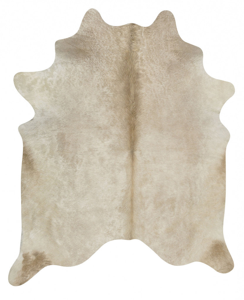 Exquisite Natural Cow Hide Champagne