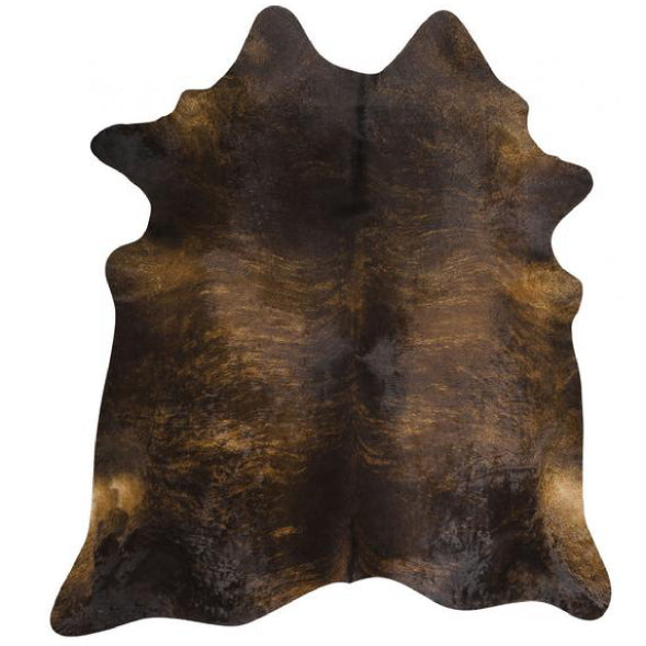 Exquisite Natural Cow Hide Dark Brindle