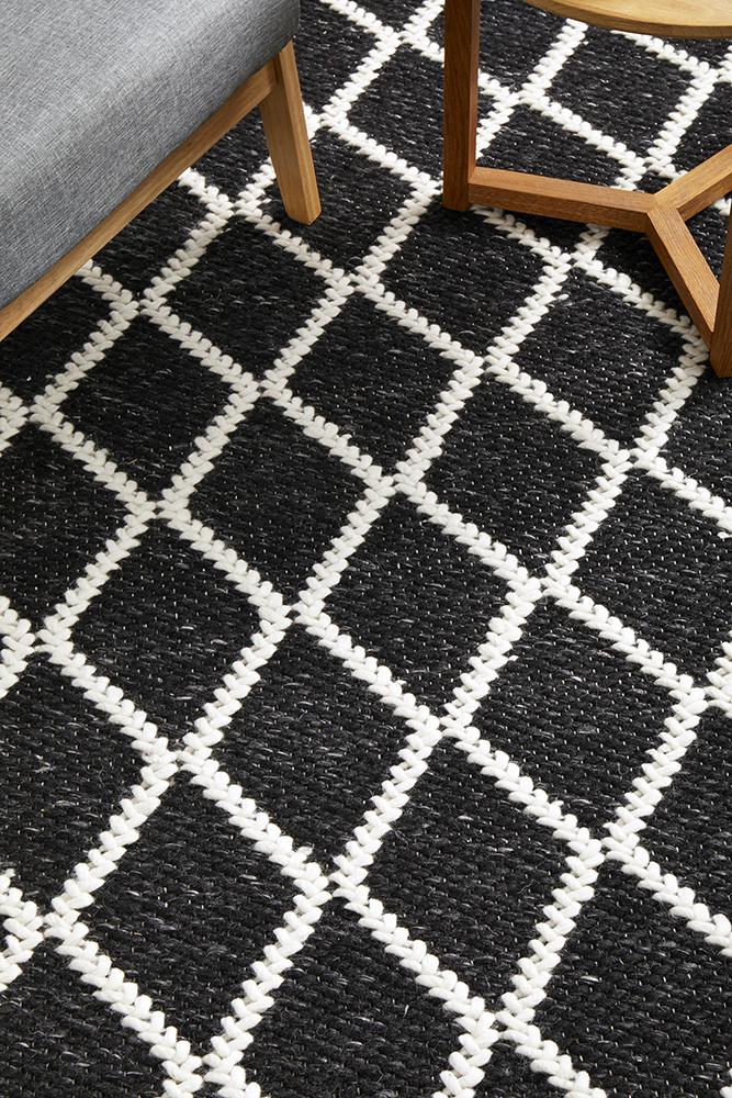 Larson Black Rug Image 8