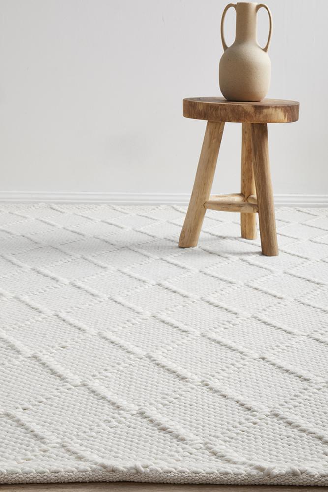 Larson White Rug Image 7