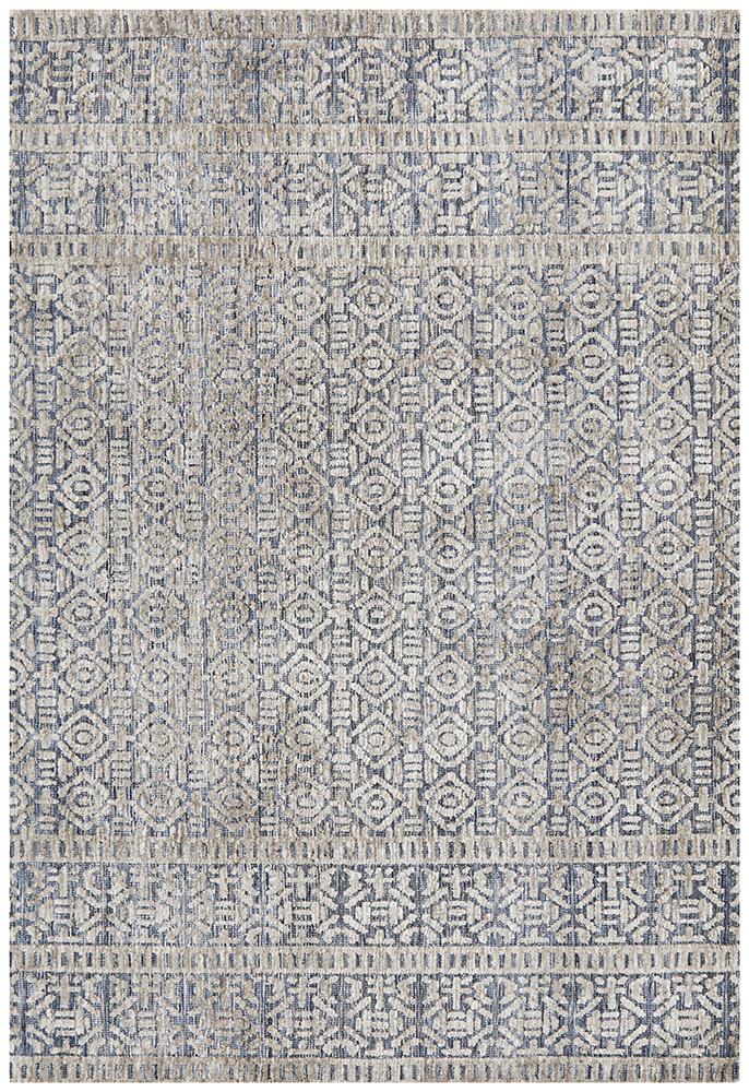 Moher Nomadic Grey Navy Rug - Coconapple_2