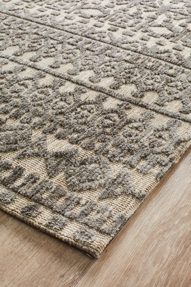 Moher Tribal Beige Taupe Rug - Coconapple_3