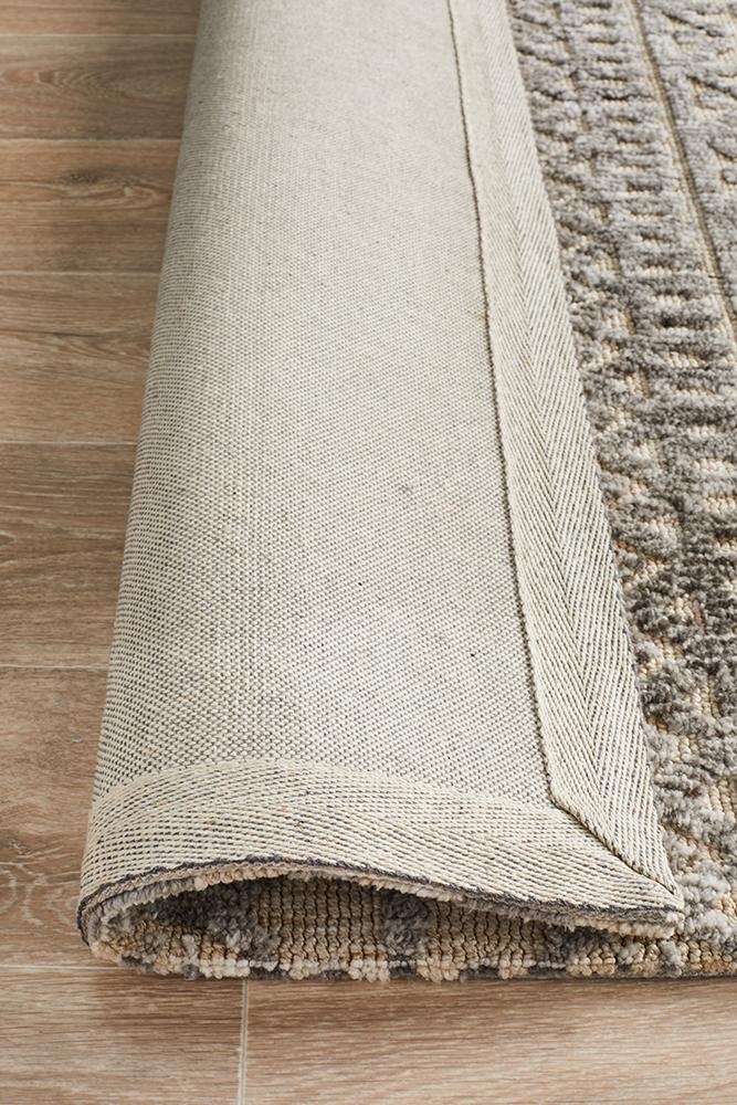 Moher Tribal Beige Taupe Rug - Coconapple_7