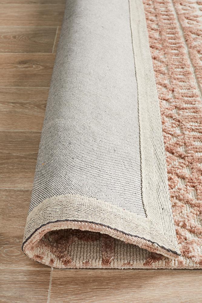 Moher Tribal Ivory Peach Rug - Coconapple_7