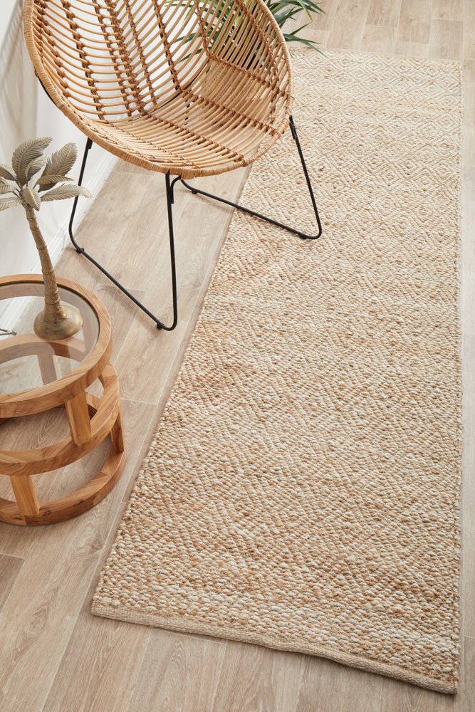 Elanora - Diamonds Ivory Runner