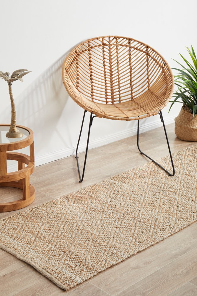 Elanora - Diamonds Ivory Runner