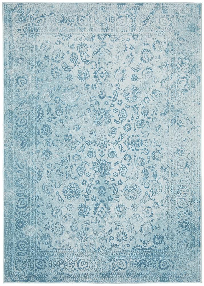 Ophelia - De Bloom Blue Rug