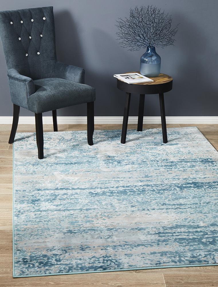 Ophelia - La Muse Blue Rug