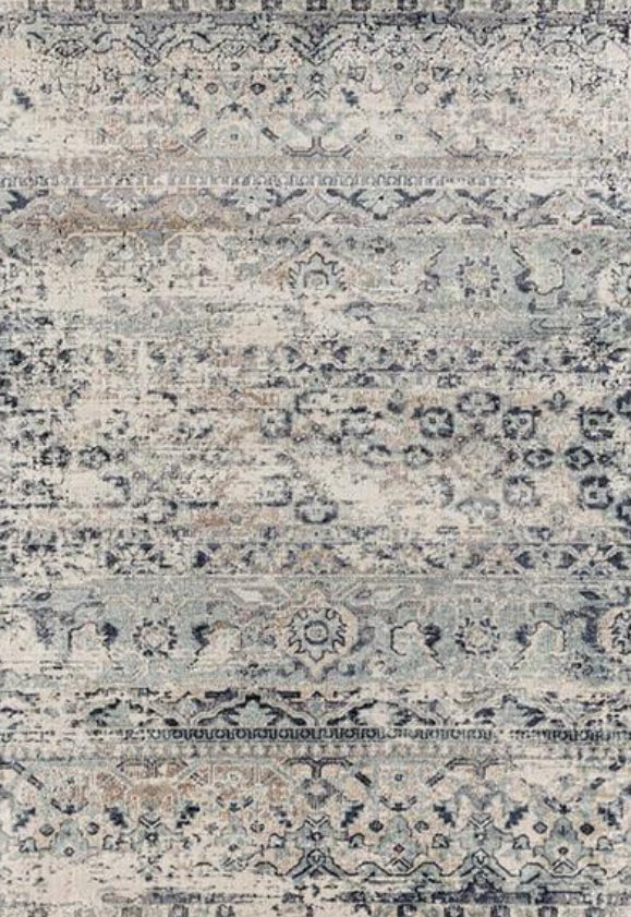 Devine - Segments Blue Rug