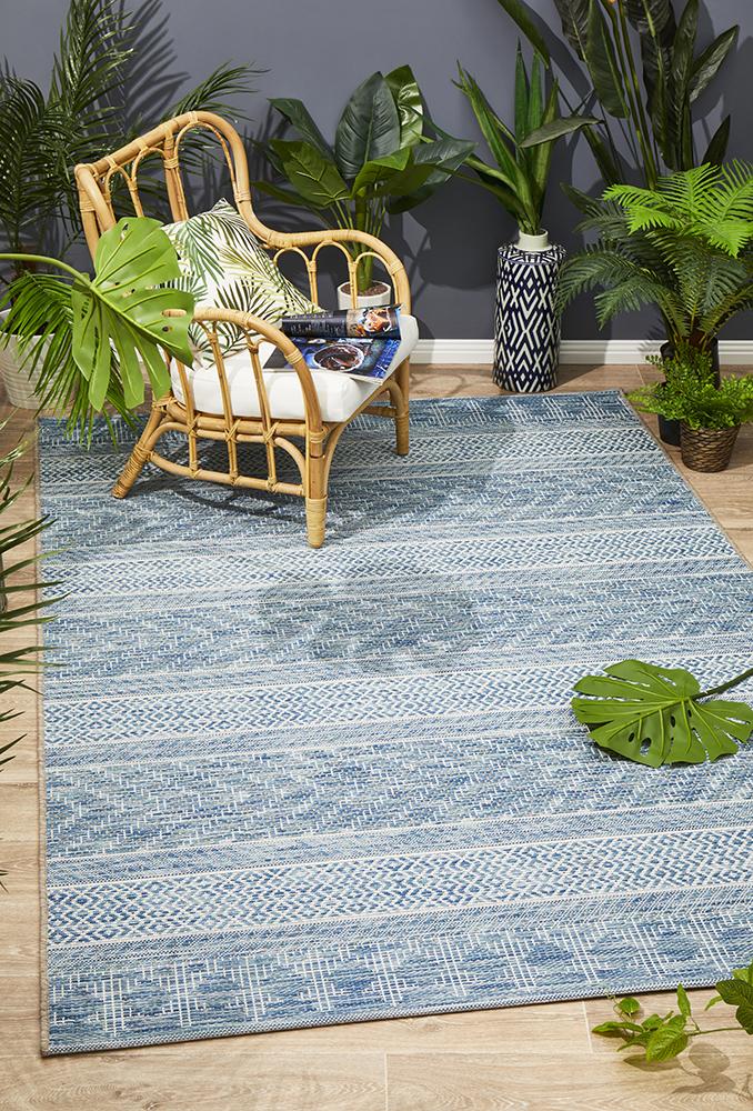 Lincoln - Tribe Sea Breeze Rug